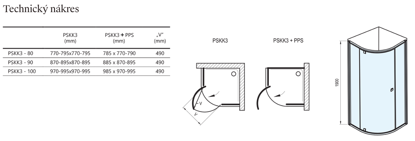Pivot PSKK3-technicky-nakres